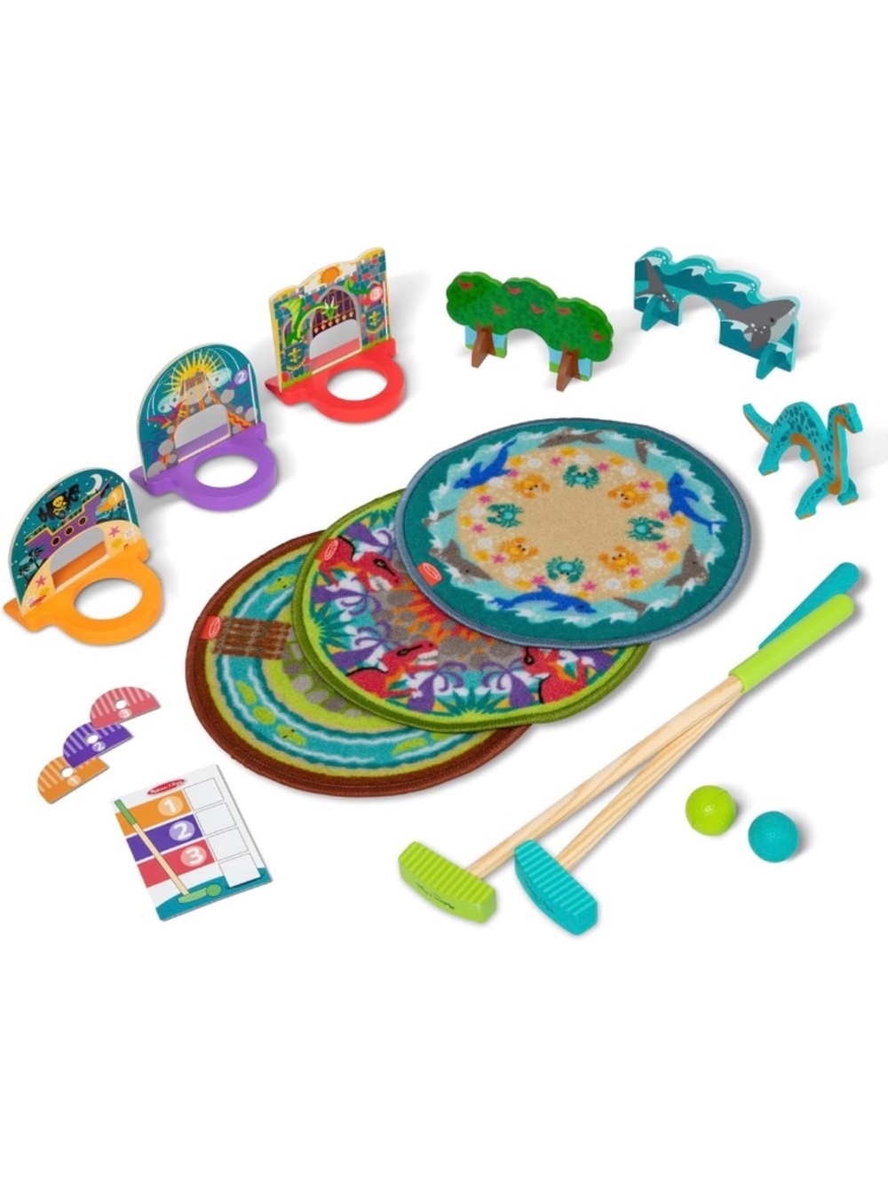 *Complete* Melissa & Doug Fun at the Fair! Mini Golf Play Set